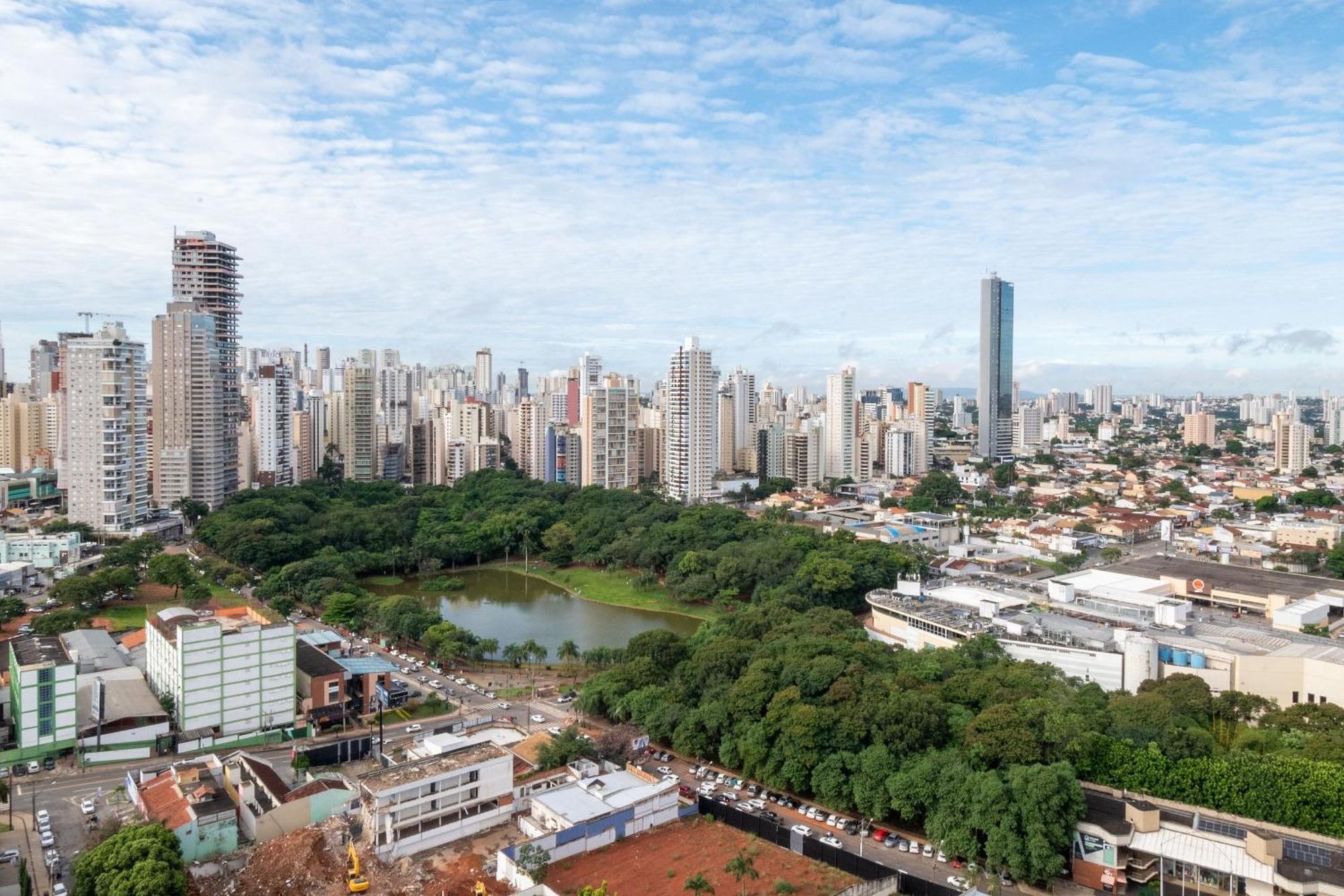 Flat No Ed Walk Bueno - Setor Bueno - Ao Lado Do Goiania Shopping - Wb2405- Andar Alto Apartment Exterior photo